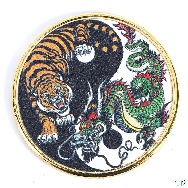 

2022 China New Year Tiger Year Original Commemorative Coin Bimetal Collection China Zodiac Tiger Year Coins Decoration Crafts
