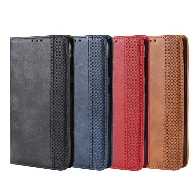 

Solid Color Retro Flip Leather Phone Case For Samsung Galaxy M01 M02 M10 M11 M12 M20 M21 M30 M31 M80 S M40 M51 M60S M62 Cover