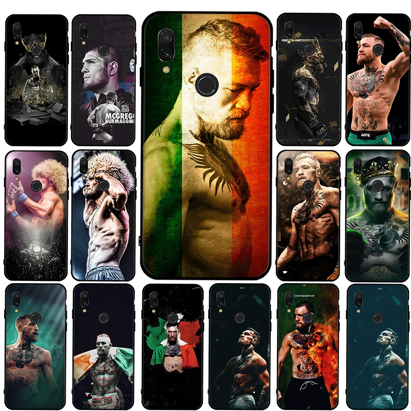 Силиконовый чехол для телефона McGregor kabib nurmagomedov Xiaomi Redmi 9 9A 9C Note 6 7 8 K30 Pro Max 9S 8T Poco