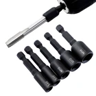 Патрон для резьбы, M4-16 дюйма, шестигранный хвостовик, квадратная отвертка