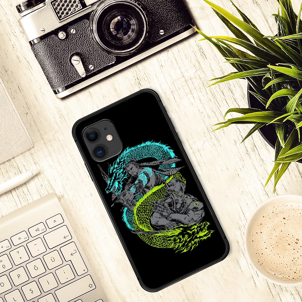 

Overwatch OW game Phone Case Cover Hull For iphone 5 5s se 2020 6 6s 7 8 12 mini plus X XS XR 11 PRO MAX black Waterproof