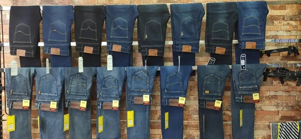 

Spring Autumn 2021 Men's Smart Jeans Business Fashion Straight Regular Blue Stretch Denim Trousers Classic Men Plus Size 28-40