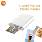 Портативный карманный мини-принтер Xiaomi Mijia глобальная версия Photo Printer 300 точекдюйм для смартфонов, работает с приложением Mi Home