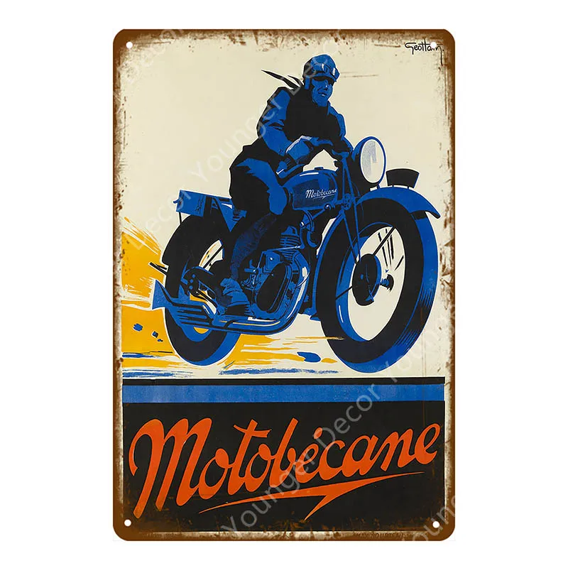 YD5378G Классический Ариэль мотоциклы металлические жестяные знаки Vespa электромобиль плакат для гараж; клуб магазин домашний декор винтажное украшение для стен - Цвет: YD5378G