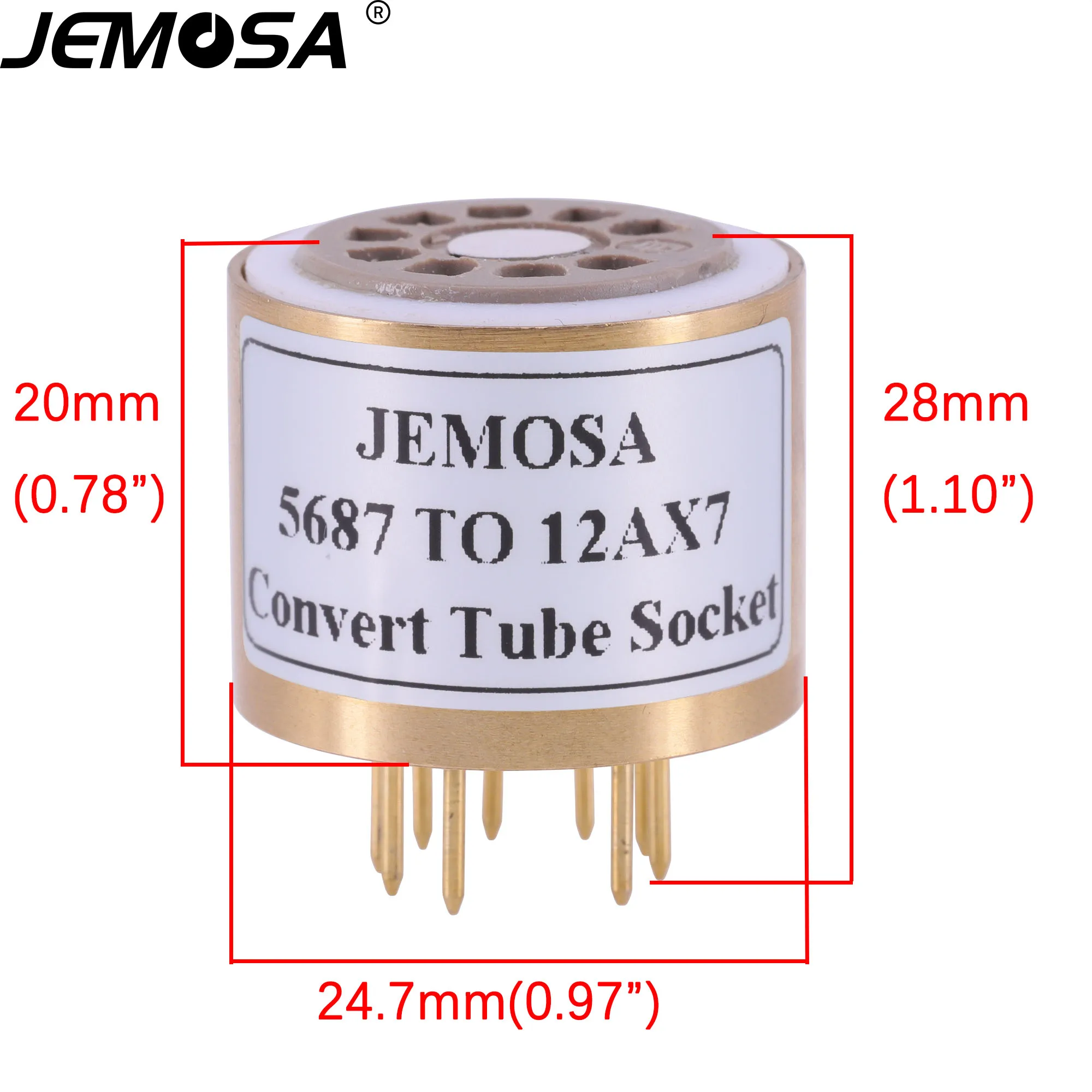 1 шт. 5687-12AX7 12AU7 ECC82 ECC83 B749 B759 DIY аудио усилитель вакуумная трубка преобразователь