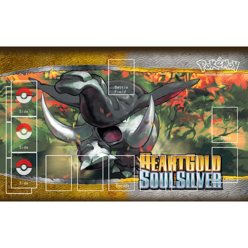 Игровой коврик Takara Tomy Pokemon TCG аксессуары Donphan слон с животным узором карточная