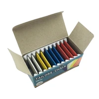 10pcs box colorful erasable fabric tailors chalk fabric marker pen pattern diy sewing tool needlework accessories