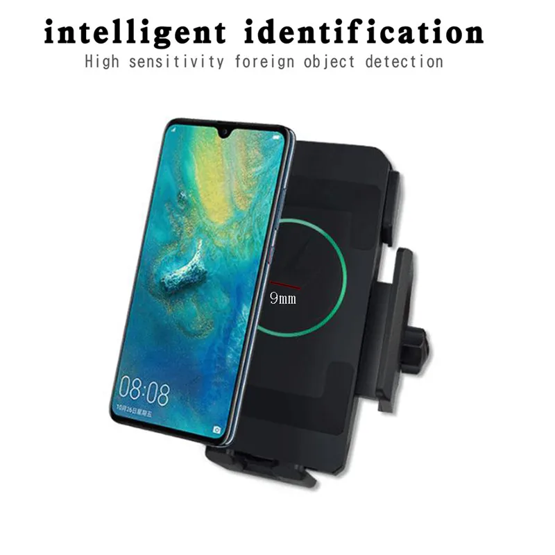 Держатель для телефона мотоцикла Qi Беспроводное зарядное устройство удлиненное