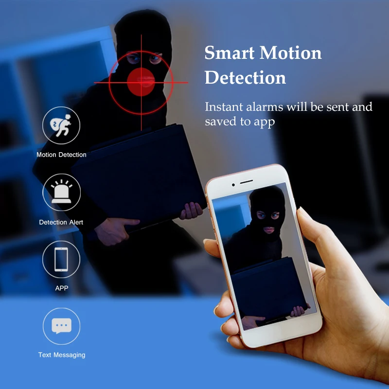 Беспроводная ip камера 1080 P WiFi сетевая безопасность ночное видение аудио видео