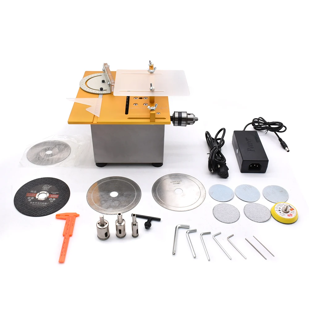 Роскошная конфигурация Настольная пила сверло для резки 110 240 В деревообработка