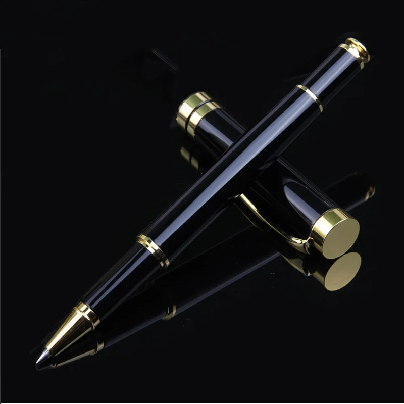 Высококачественная металлическая шариковая ручка креативная черная чернильная