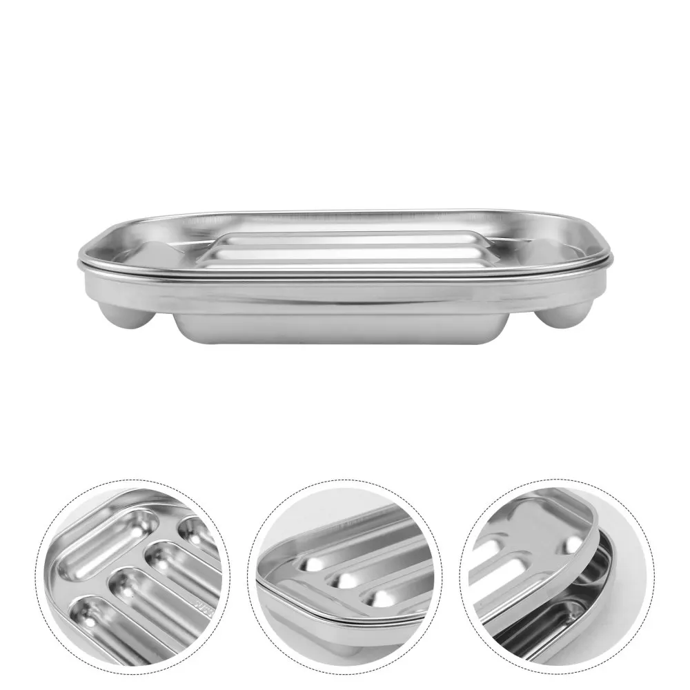 Простая колбасная форма для хот догов термостойкая кухни серебристая 1 комплект|