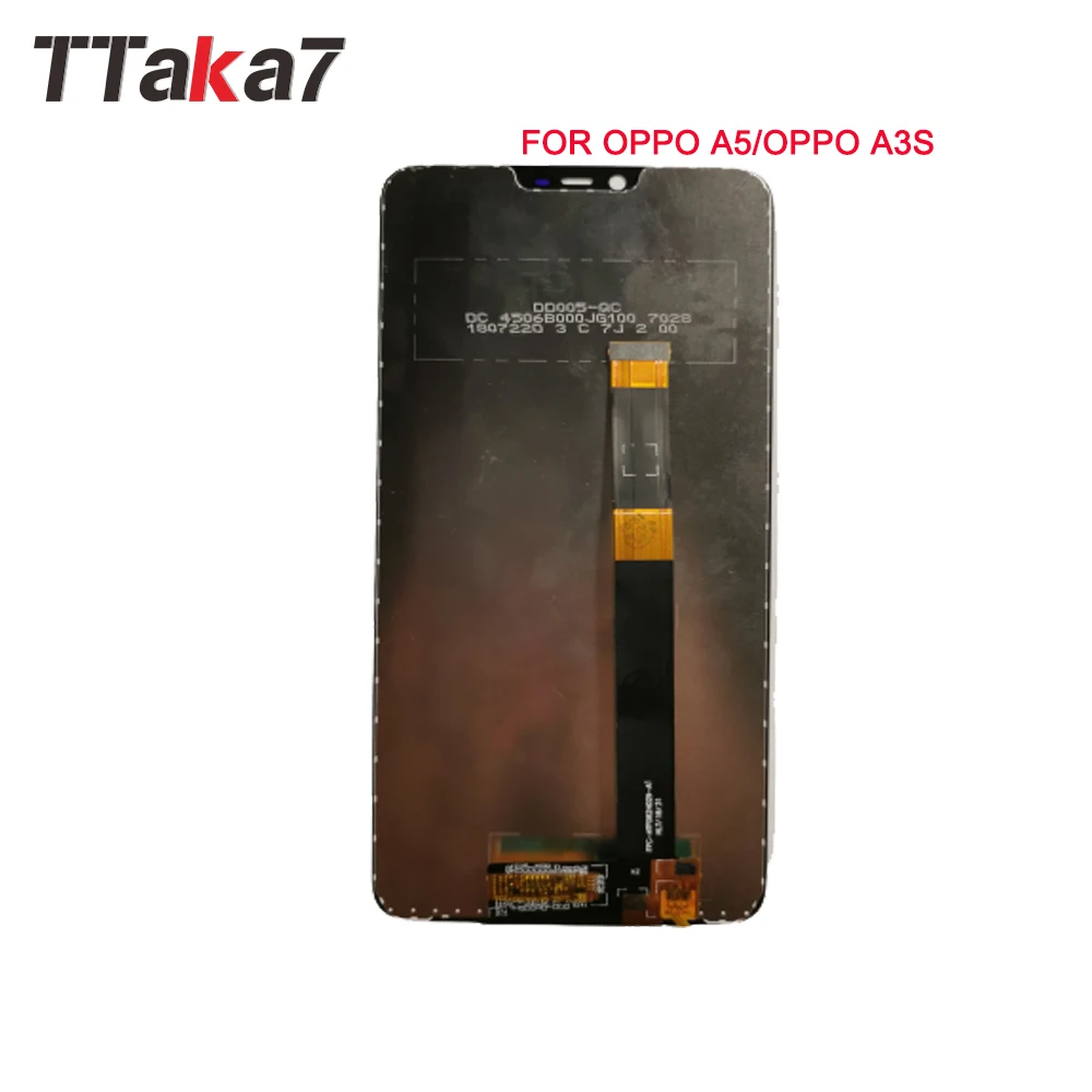 Для OPPO A5/OPPO A3S Полный ЖК-дисплей кодирующий преобразователь сенсорного экрана в