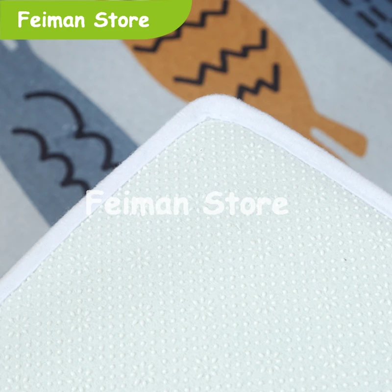 3D коврик входной двери Придверный коврики для пола кухонные ковры Kawaii Прихожая