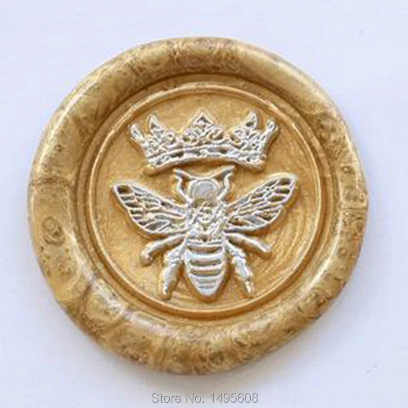 Пчелиный воск печать с ручкой мед пчела расческа уплотнение штамп Свадебные