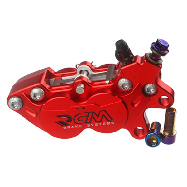 Red Rgiht Мотоцикл RGM 40 мм Тормозной Суппорт тормозной насос с 30 мм* 4 поршень для Honda Yamaha Kawasaki Suzuki модификация - Цвет: Red Rgiht