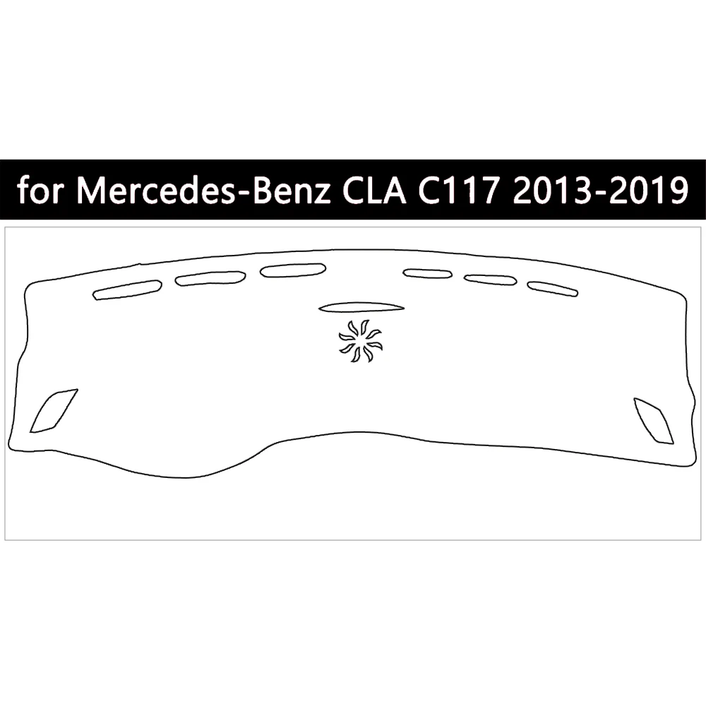 Противоскользящий коврик для Mercedes Benz CLA C117 2013 ~ 2019 накладка на приборную панель