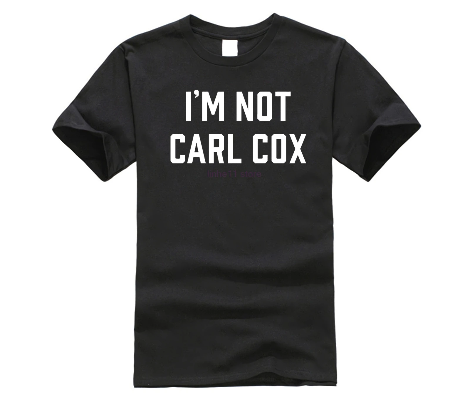 Футболка с надписью I'M Not Carl Cox Techno House Underground Dj Legend Ibiza 2020 Летняя мужская футболка