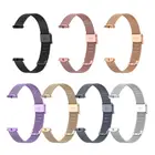 Металлические ремешки для часов из нержавеющей стали для умных часов Fitbit Luxe, сменный сетчатый ремешок для смарт-часов Fitbit Luxe