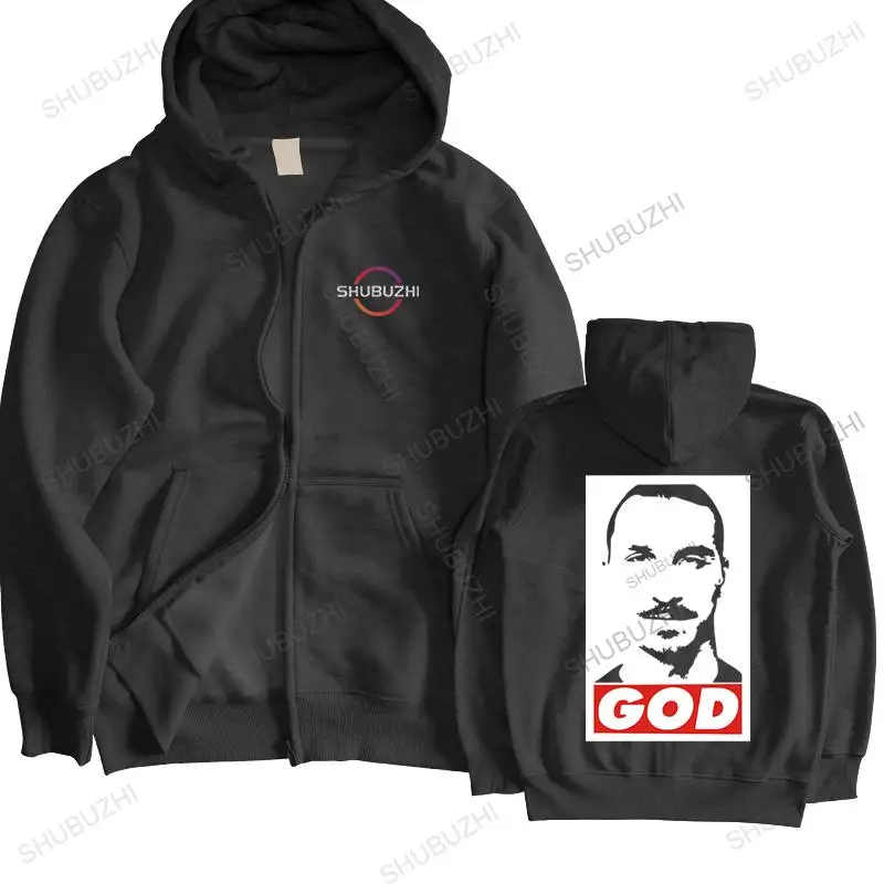 

Горячая Распродажа, Мужская брендовая толстовка, Осеннее хлопковое пальто с капюшоном, Zlatan Ibrahimovic god, модная толстовка унисекс, крутые толст...