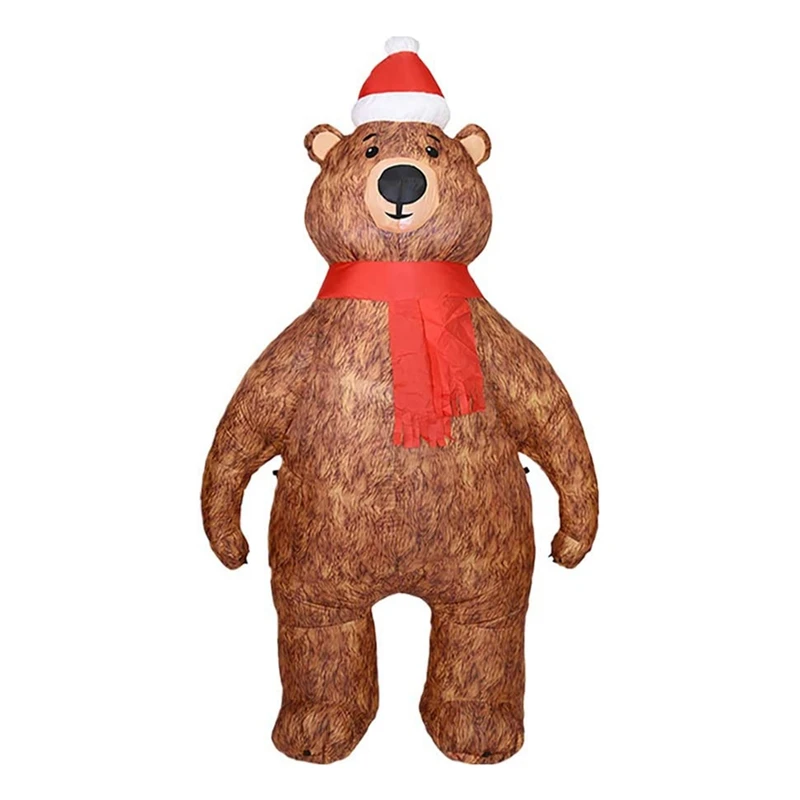

Christmas Inflatableschristmas Inflatables Bear For Yard Lawn Home Garden Christmas Decorations Party EU Plug