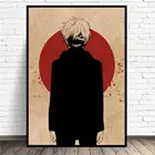 Kaneki ken Токийский Гуль Холст Аниме Художественная печать настенный постер украшение для гостиной без рамки