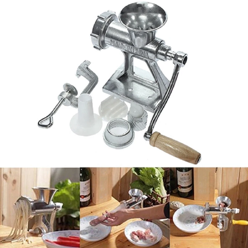 Hot Manual Mincer Meat Grinder Hand Operated Beef Sausage Maker Kitchen Tool Household Accessories Food Processors |