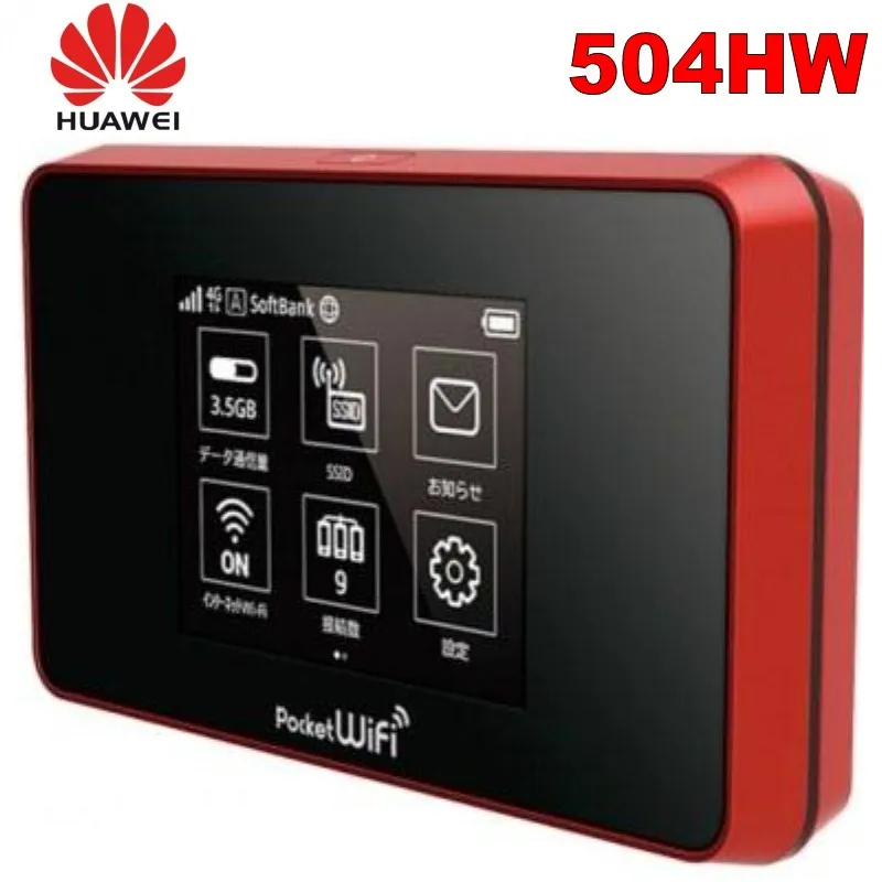 Разблокированный HUAWEI Карманный Wi-Fi роутер 504HW CAT6 2 4 ГГц и 5 pk e5786 e5787 mf970 | Компьютеры