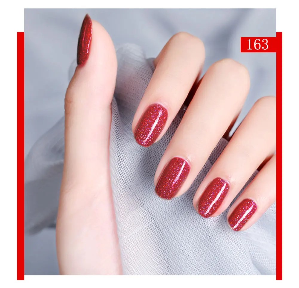 Beautilux Rainbow Гель-лак для ногтей Голографический блеск УФ-LED Nails Art Design Гели Лак