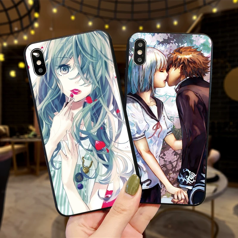 Милый аниме Мягкий ТПУ чехол для Apple IPhone X XR XS MAX 5 5S 5C SE 6 S 7 8 Plus ipod touch силиконовый |