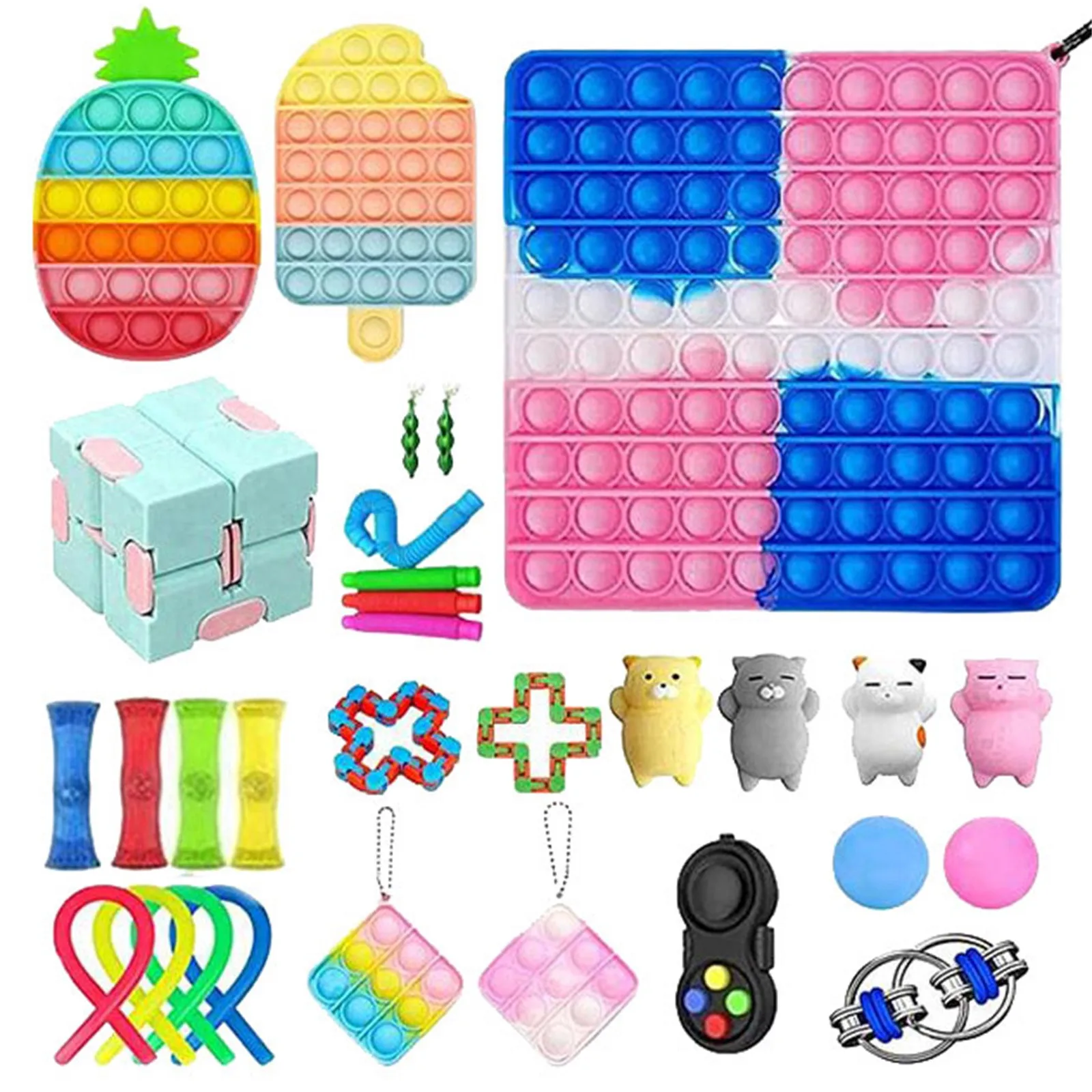 

Stress Relief Toys Set Cheap Sensory Toys Pack For Kids Adults Squeeze Toys Pack Figit Toys Decompression Squeeze Toys Squeeze