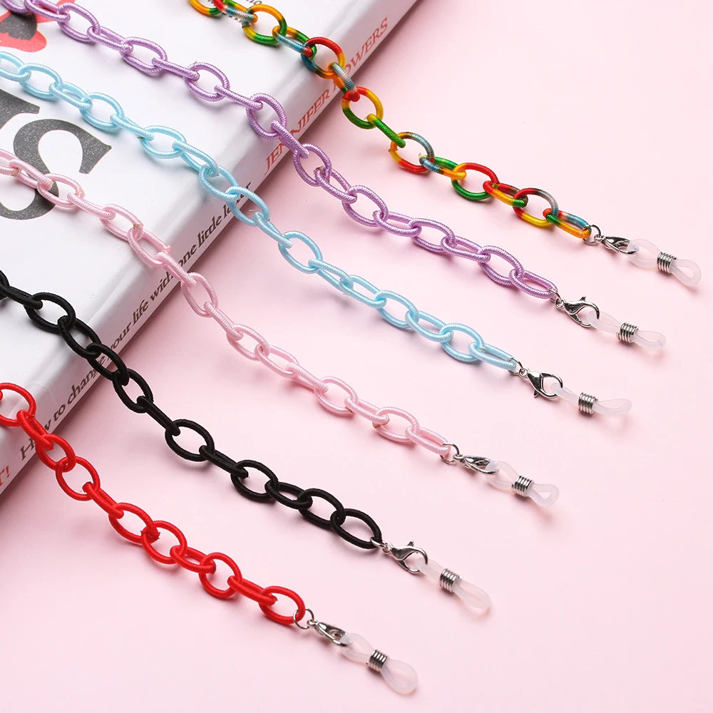 Очки Шнурок для очков модные простые нейлоновые очки карамельных цветов чтения