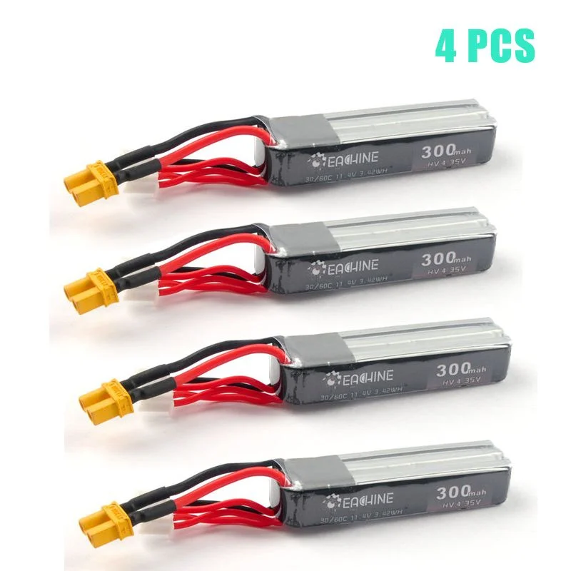 Гоночный Дрон RedDevil 105 мм 4 шт. запасная часть 11 1 В 3S 300 мА/ч 30/60C Lipo батарея для
