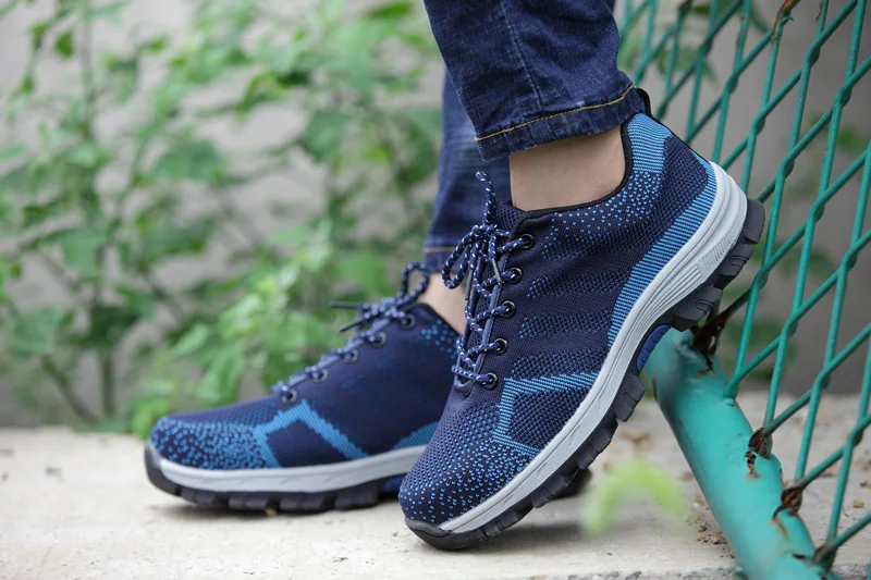 Защитная обувь противоскользящая стальной носок и пластина | Безопасность