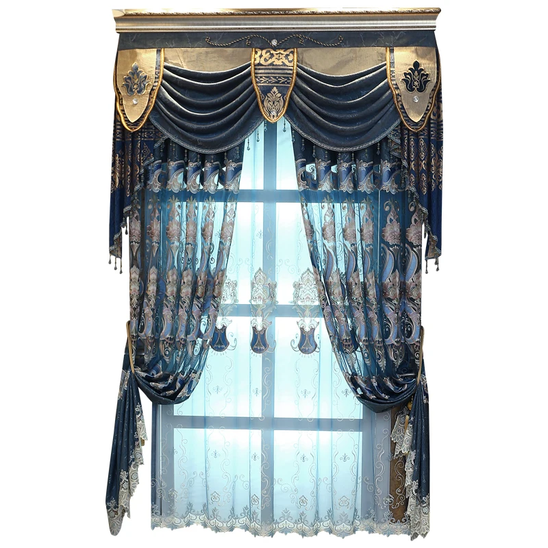 Шторы жаккардовые с вышивкой современные минималистичные легкие шторы из