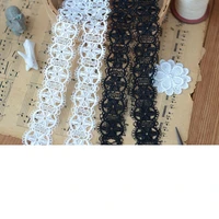 lace accessories black and white water soluble doll dress lace