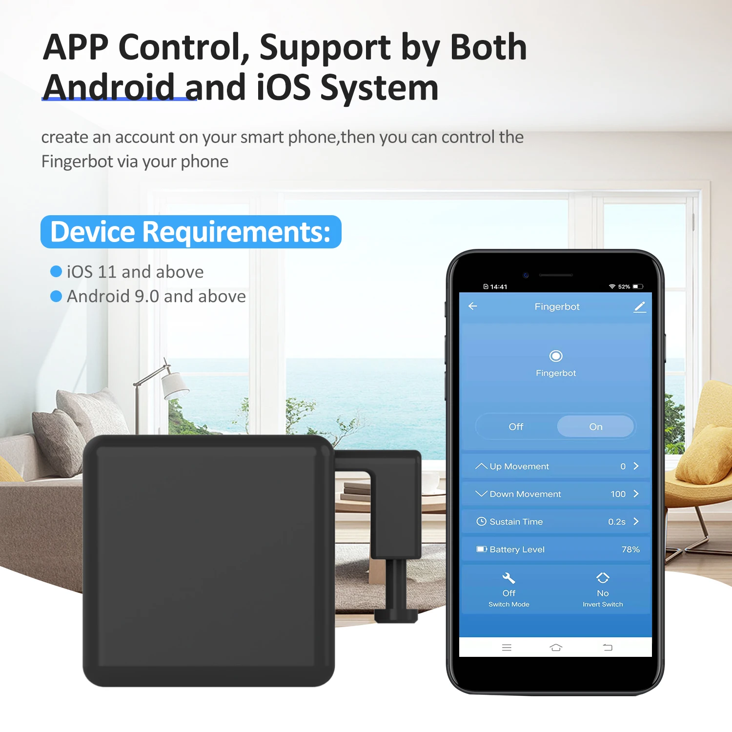 Умный мини-контроллер Fingerbot устройство для автоматизации домашних систем с