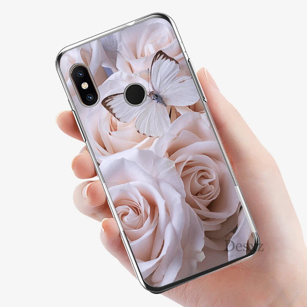 12 Чехол для телефона Xiaomi Redmi GO 7 S2 4A 4X5 5A Plus 6 6A 7A K20 Pro защитный чехол с красными пустыми розами - Цвет: 12
