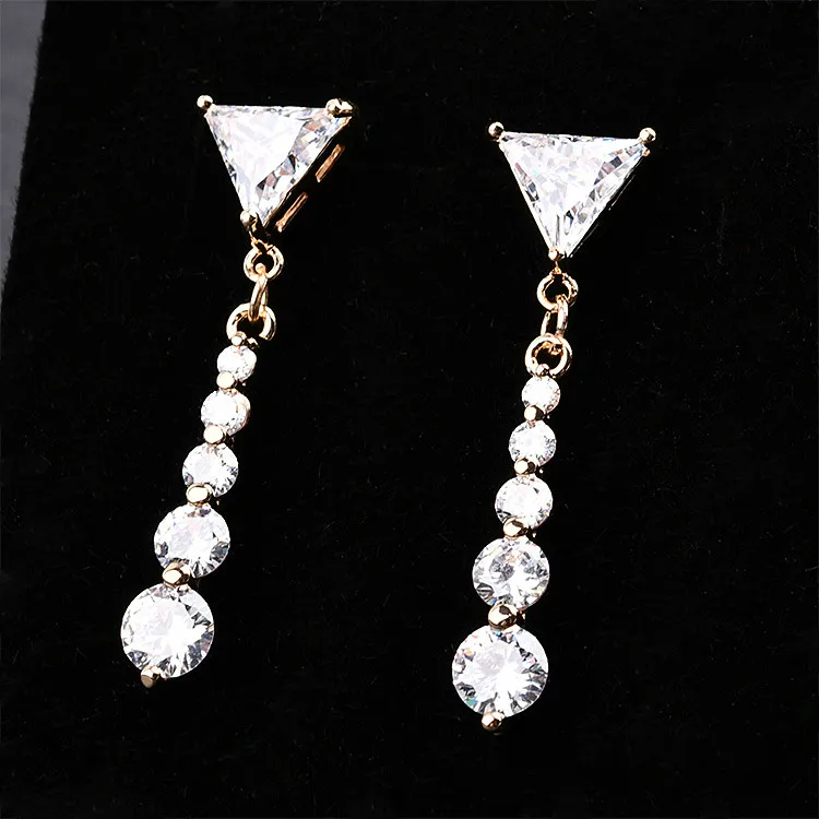 Корейские серьги сделай сам украшены длинными бриллиантовыми звездами