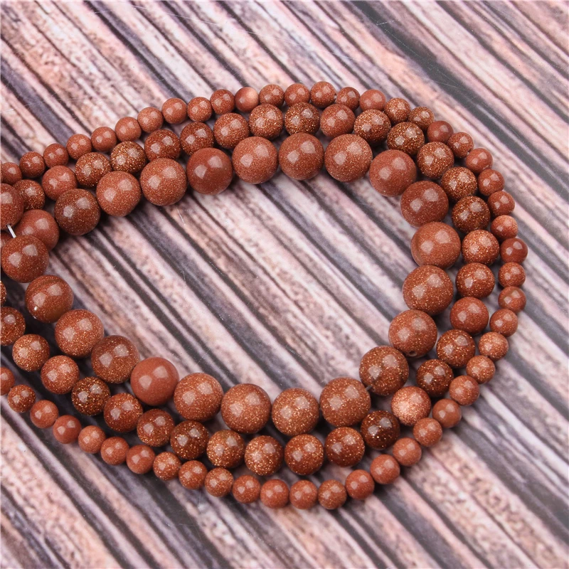 

Natural Stone Sands 15.5" PicBlue Peacockk Size 4/6/8/10/12mm fit Diy Charms Beads Jewelry Making Accessories