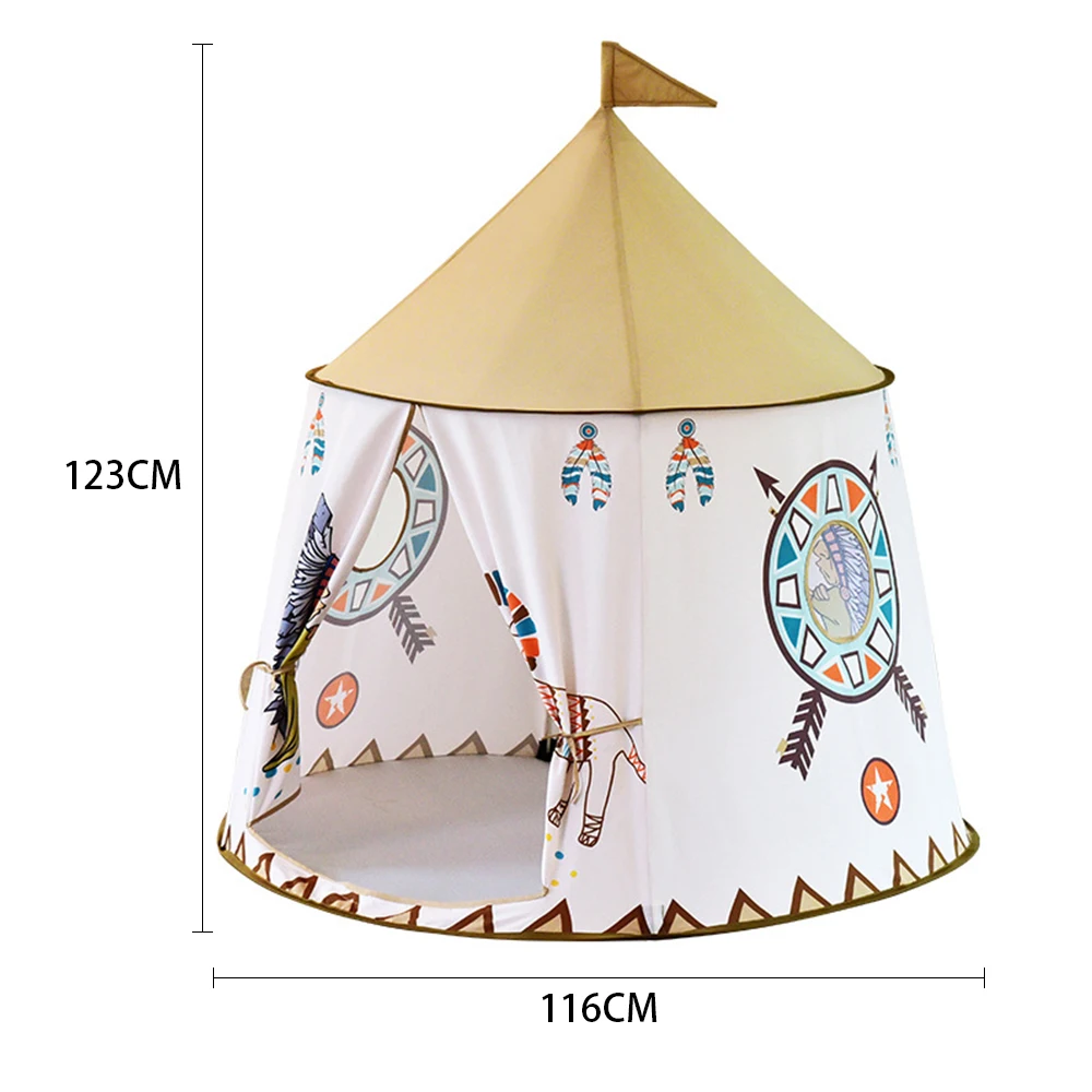 

Princess Kids Play Tent Portable Tipi Children's Room Teepee Tenda Infantil Playhouse Outdoor Children Small House Kids Tent