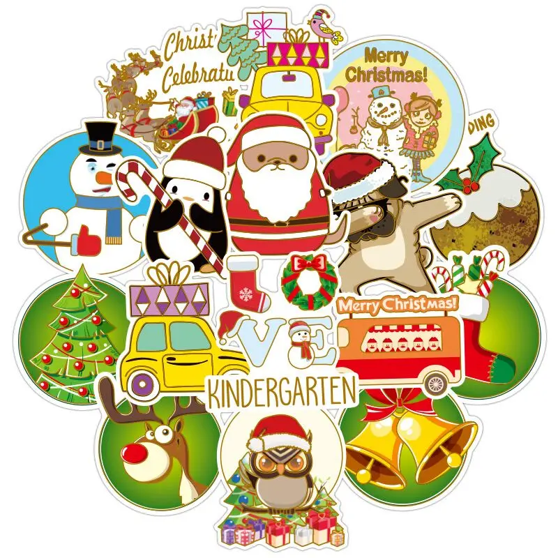 50 шт. рождественские граффити в эстетическом стиле | Игрушки и хобби