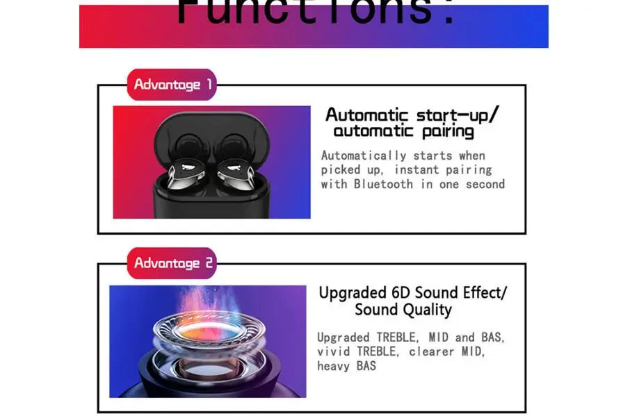 

10 шт. SE6 Мини Bluetooth наушники Беспроводной Hi-Fi стерео наушники для iOS Android мобильный телефон для дома и улицы спортивные наушники