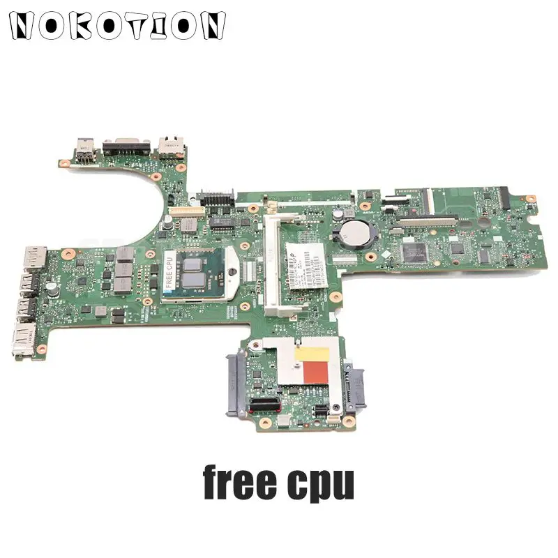 

NOKOTION 613293-001 For HP 6450B 6550B Laptop Motherboard HM55 GMA HD DDR3 free cpu