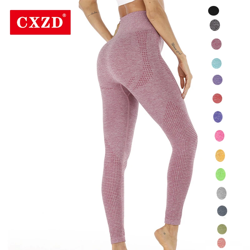 CXZD женские бесшовные Легинсы контроль живота Йога Леггинсы Высокая талия попа