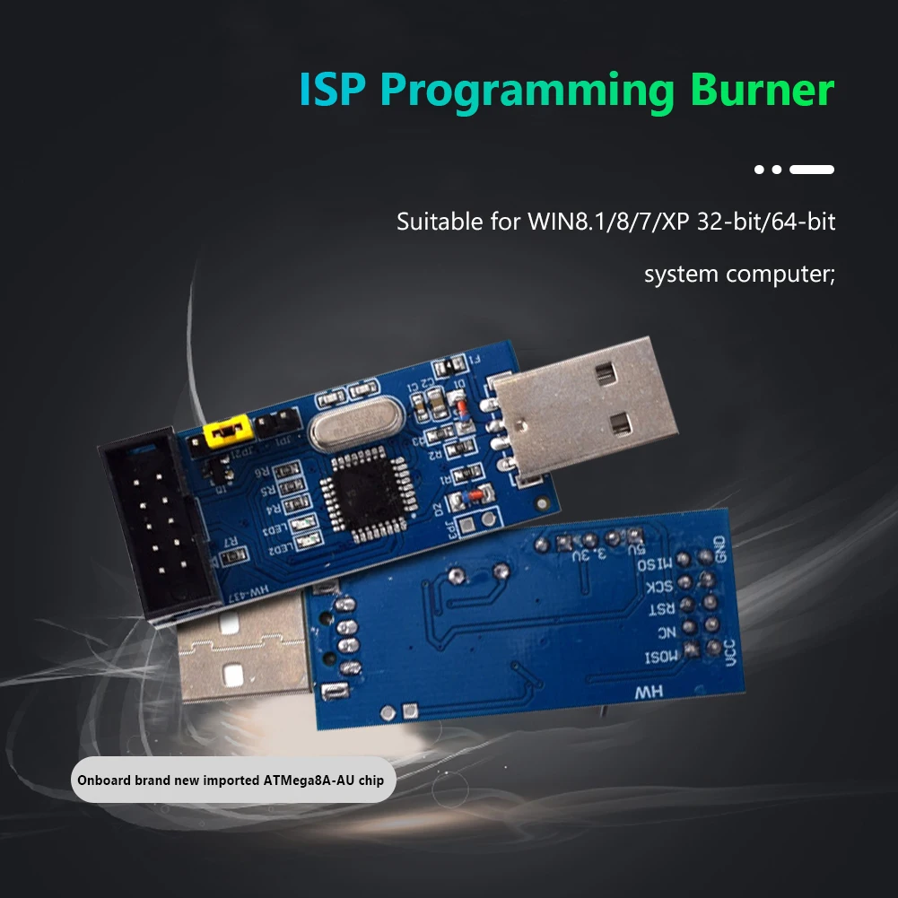 Φ 51 MCU линия загрузки USB ATMEGA8A-AU поддержка Win 8 1/8/7/XP программирование детской платы |