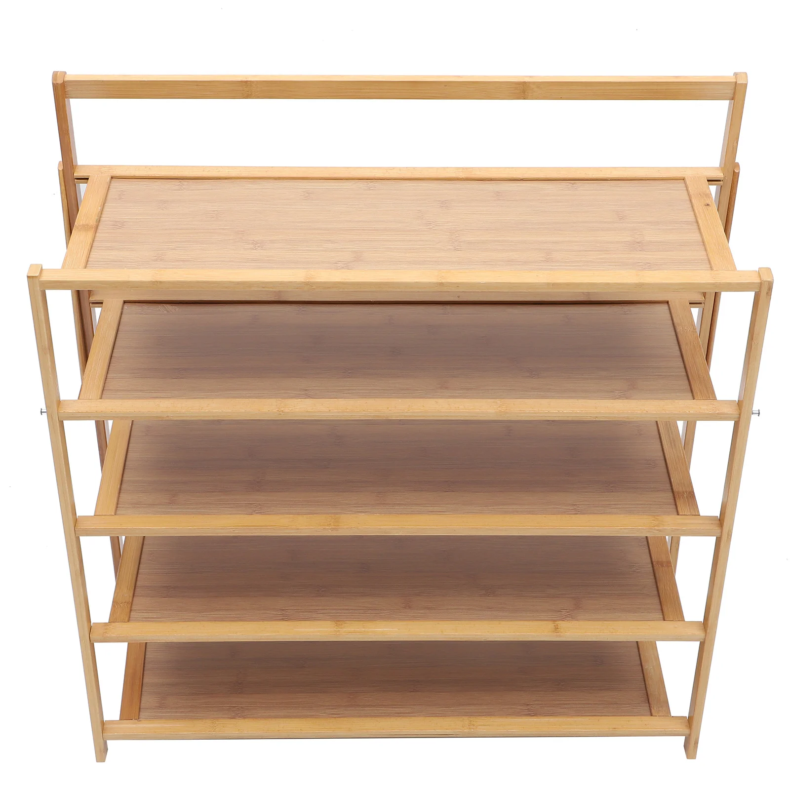 

1pc Simple Doorway Shoe Rack Five-Layer Shoe Shelf Home Bamboo Shoe Rack