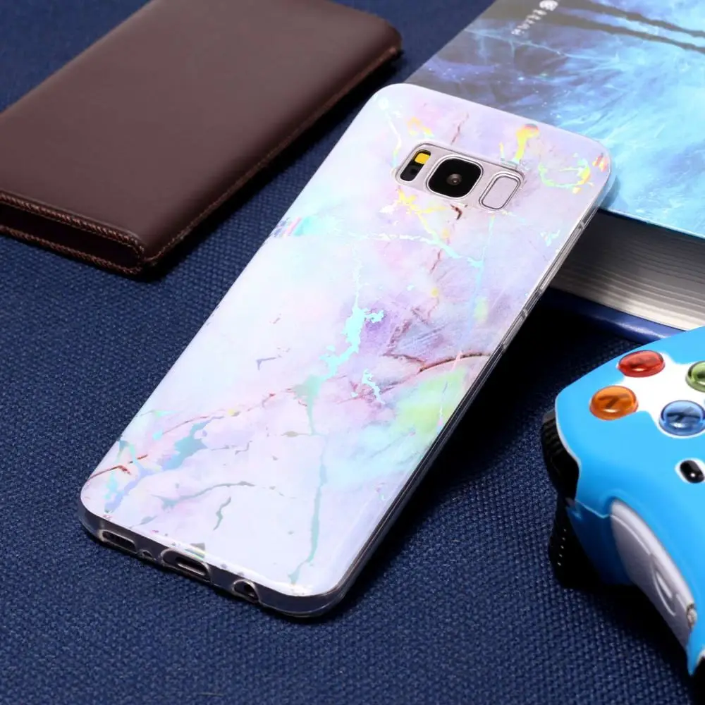 L FADNUT элегантный мраморный чехол для Samsung Galaxy S5 NEO S6 S7 edge S8 S9 S10 Plus классический
