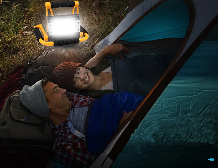 8000 люмен 100 Вт Светодиодная рабочая лампа USB светодиодный заряжаемый фонарик для