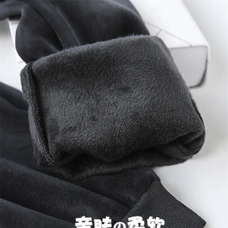 Женский вельветовый теплый зимний костюм черная серая Домашняя одежда зимняя